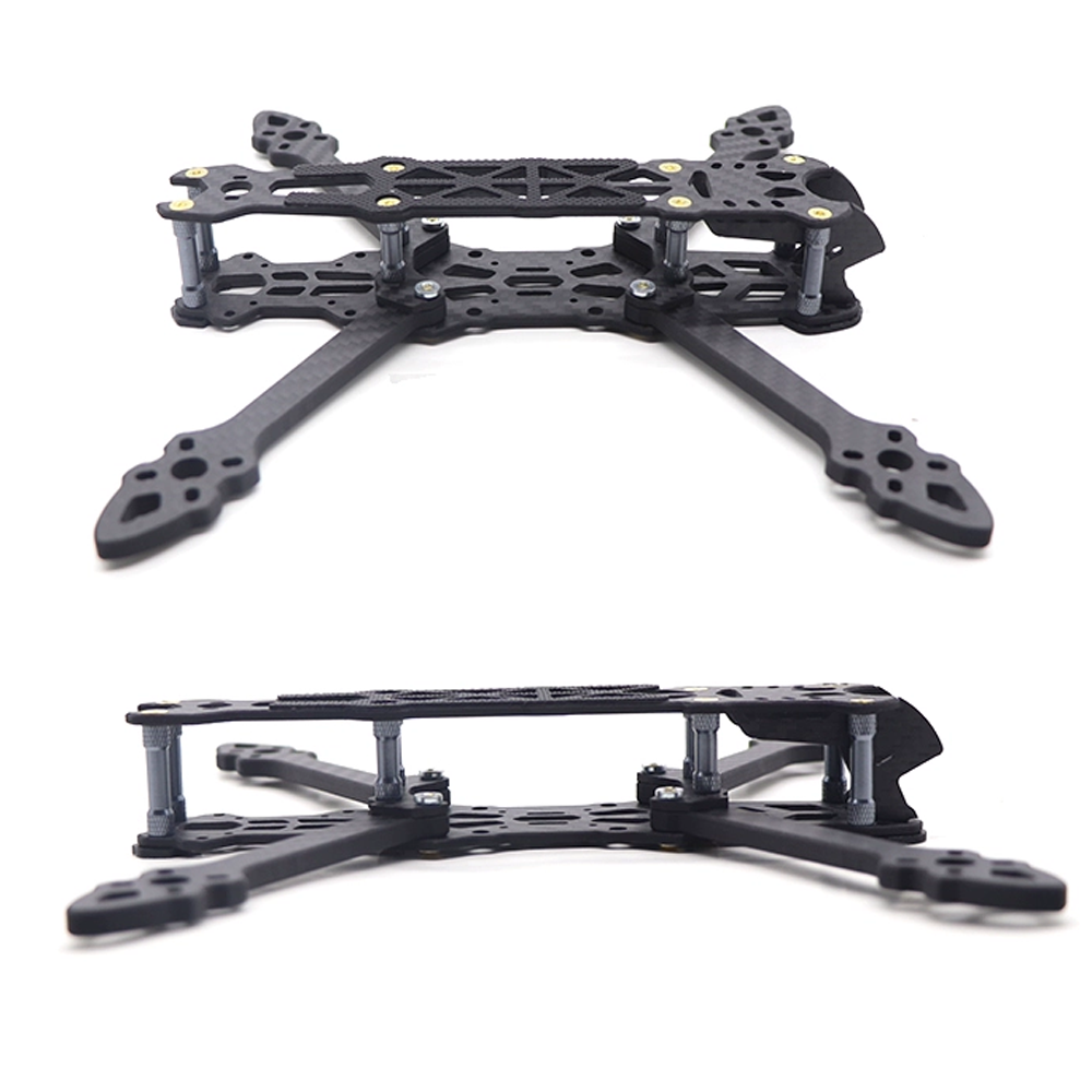 Fpv Drone Kit - HSKRC MAK4 MAK4HD 5インチ（225mm）、6インチ（260mm）、7インチ（295mm）カーボンファイバー製フレームキット。5mmのアームを搭載。FPVレース、フリースタイル、長距離飛行ドローン用。
